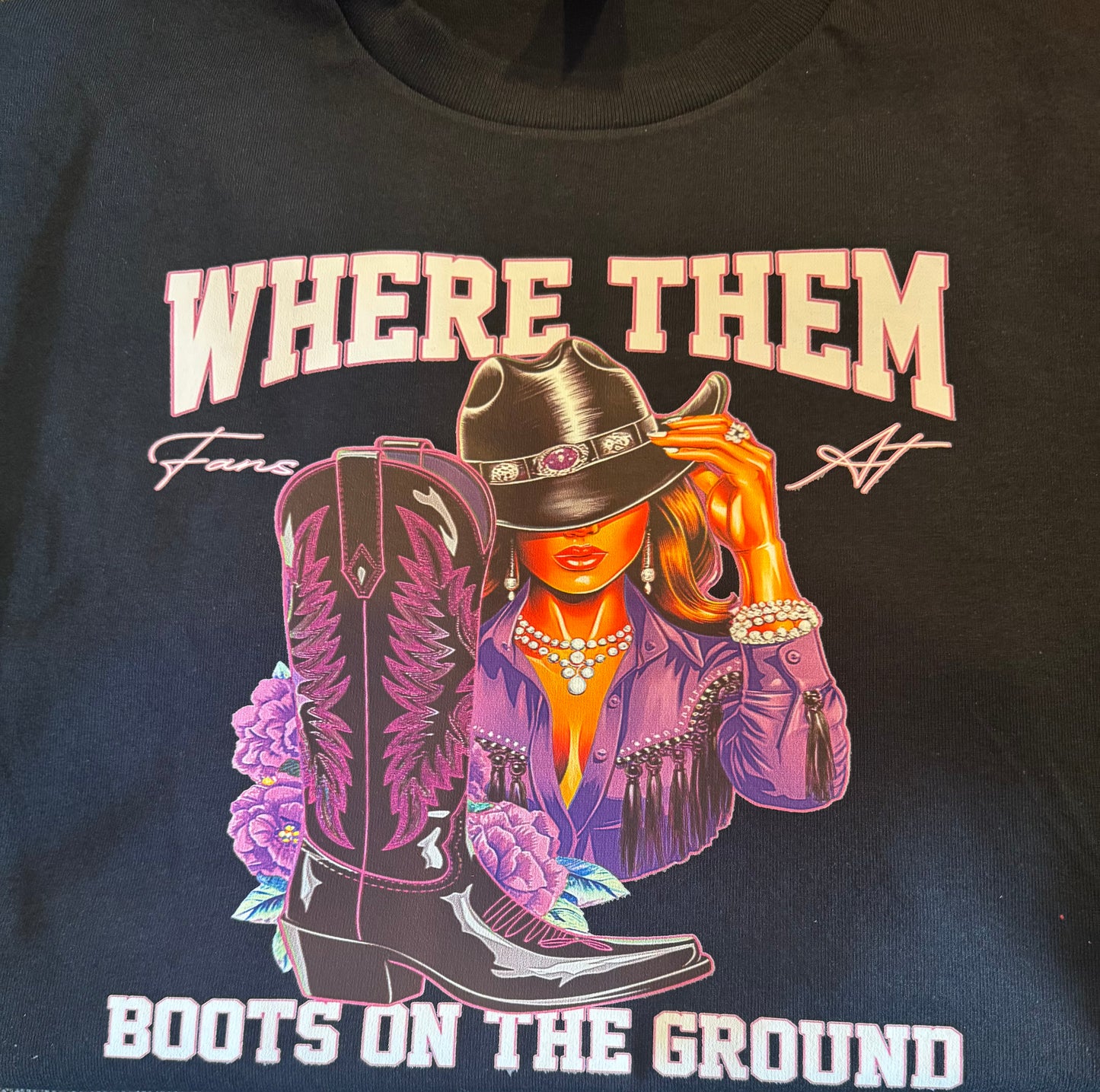 Where Them Fan At "Purple Logo"