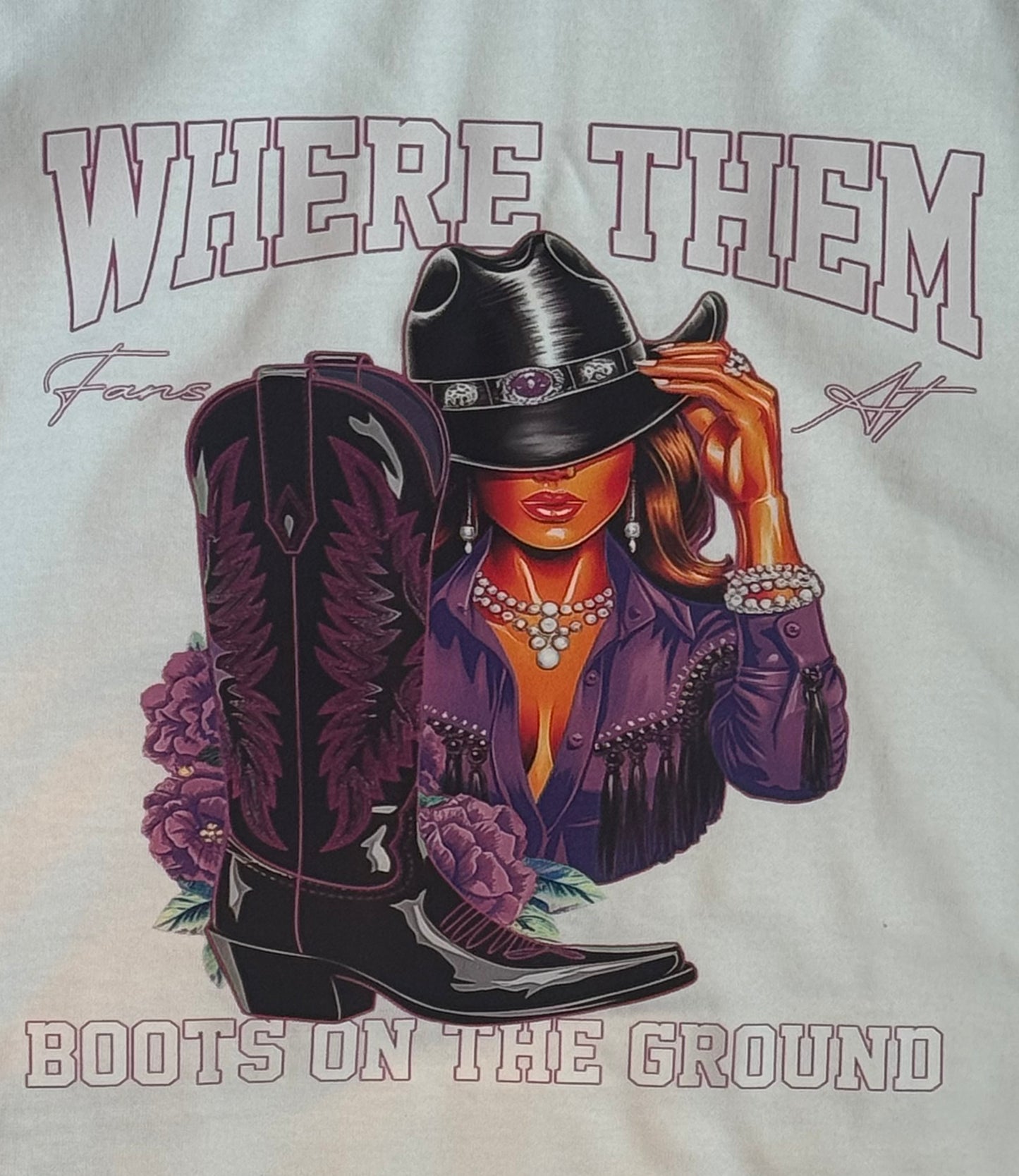 Where Them Fan At "Purple Logo"