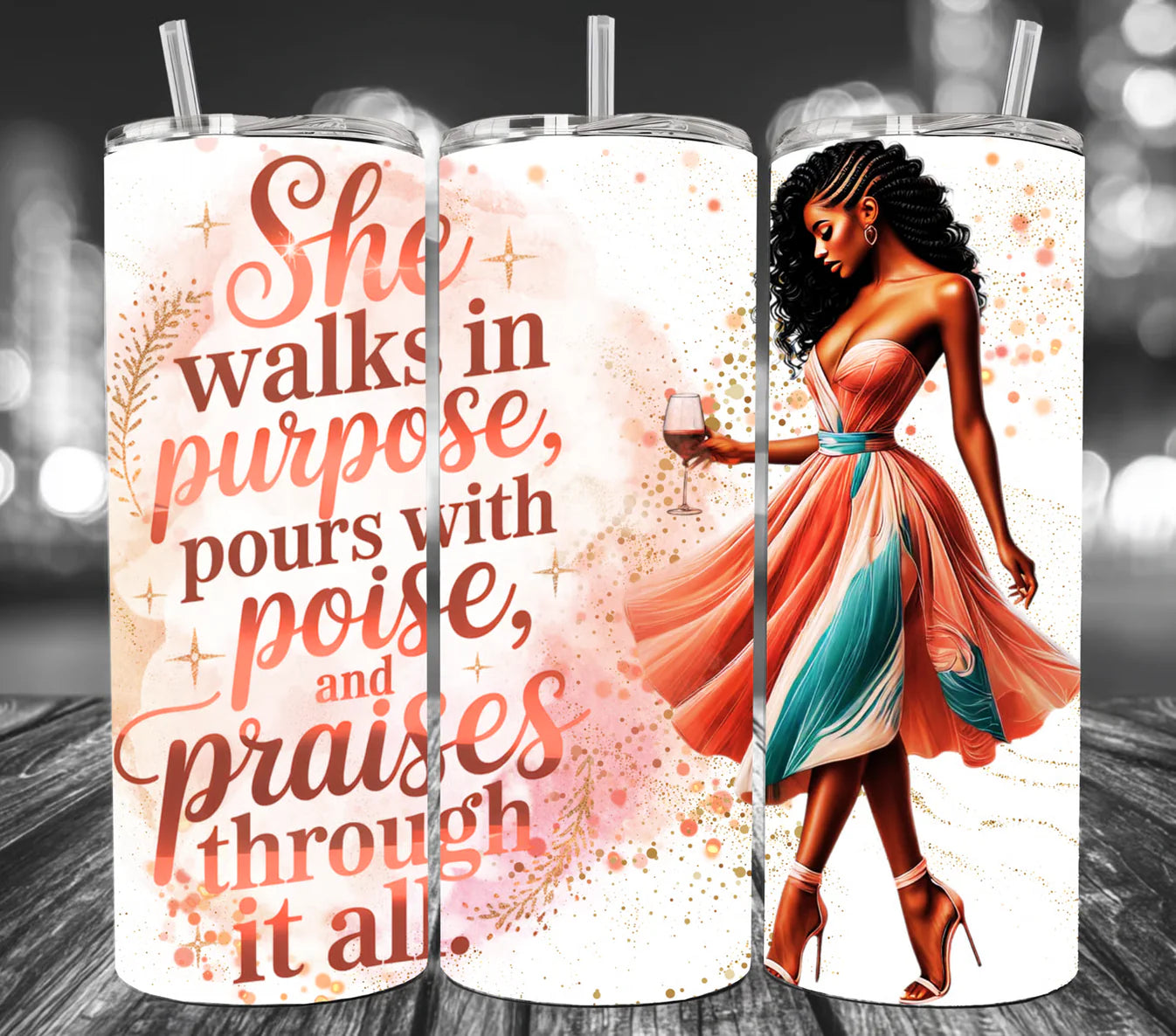 She walks in purpose