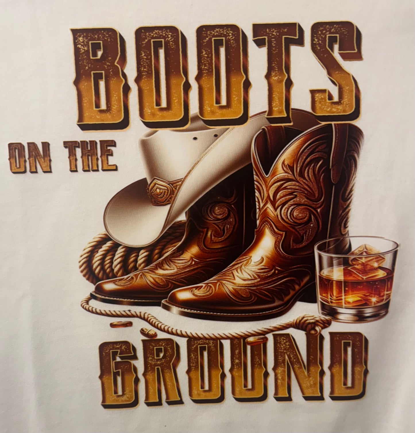 Boots On Da Ground "Brown Logo"