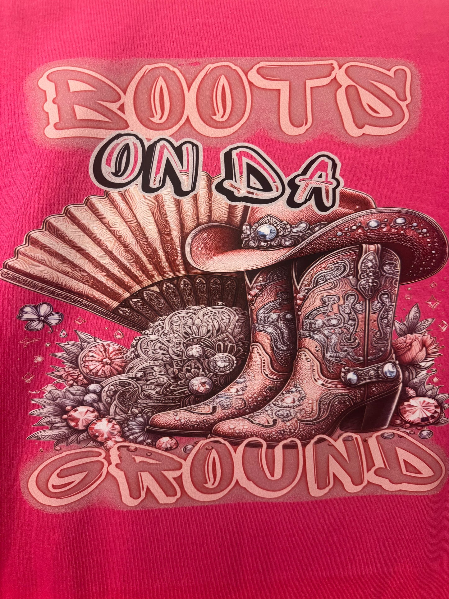 Boots On DA Ground "Pink Logo"