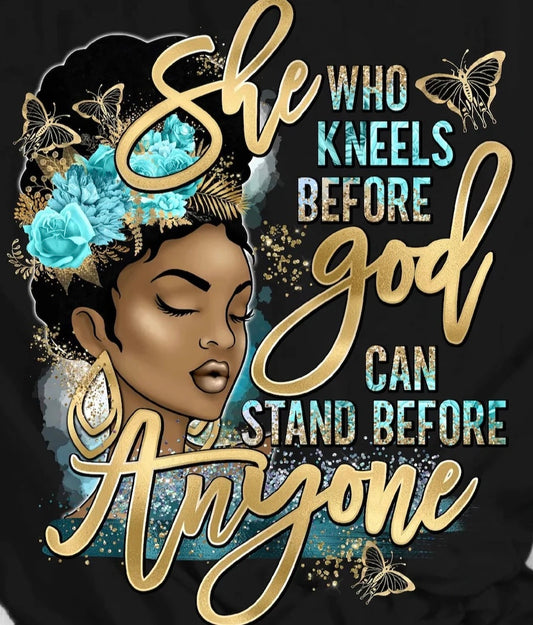 She Who Keeels Before God