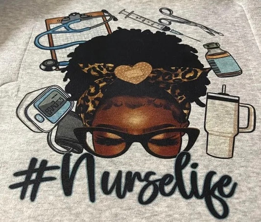 Messy Bun Nurse Life